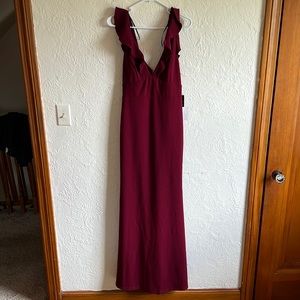 NWT Lulu’s Perfect Opportunities Dress - Burgundy